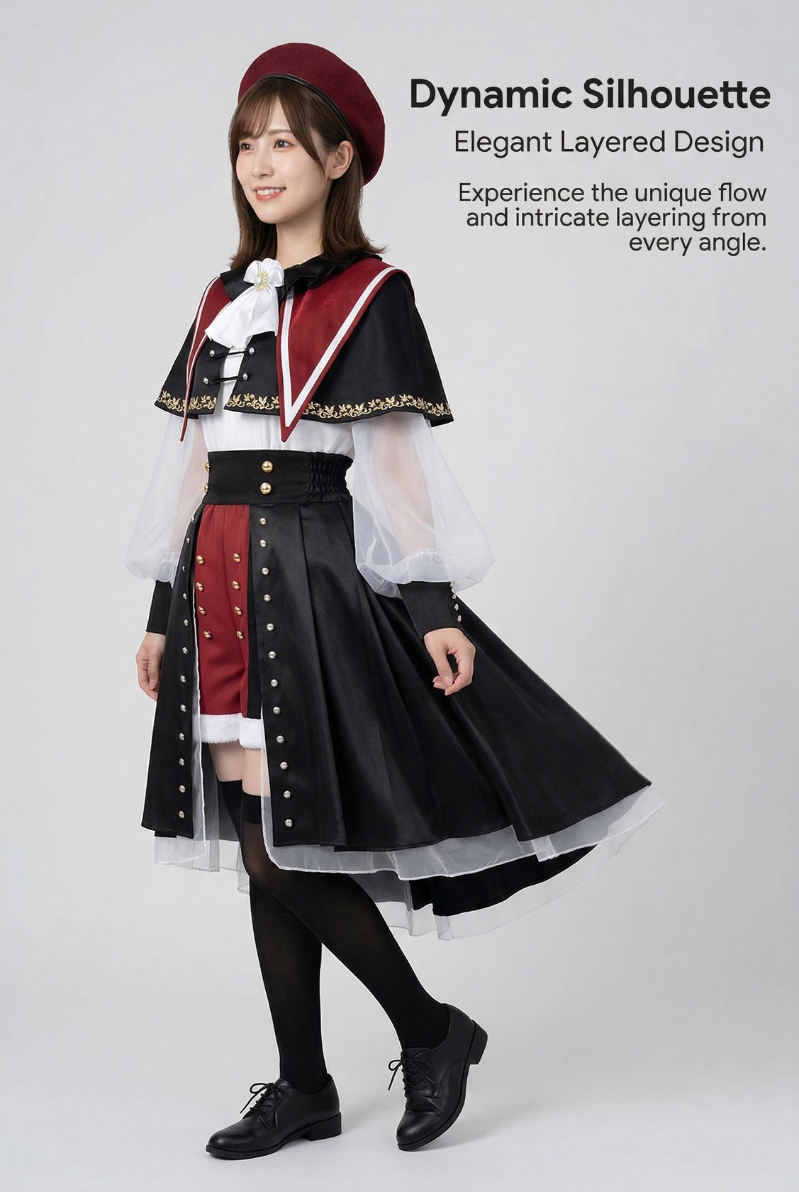 BanG Dream! Ave Mujica Mutsumi Wakaba Mortis Cosplay Costume