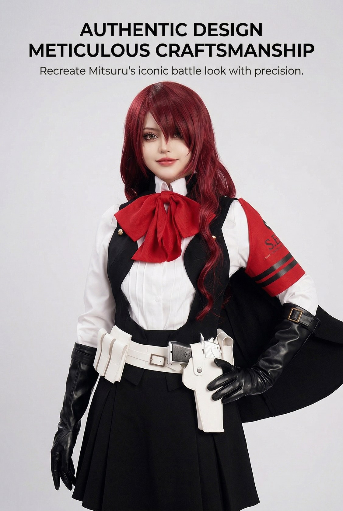 Persona 3 Reload P3R Mitsuru Kirijo Battle Version Cosplay Costume