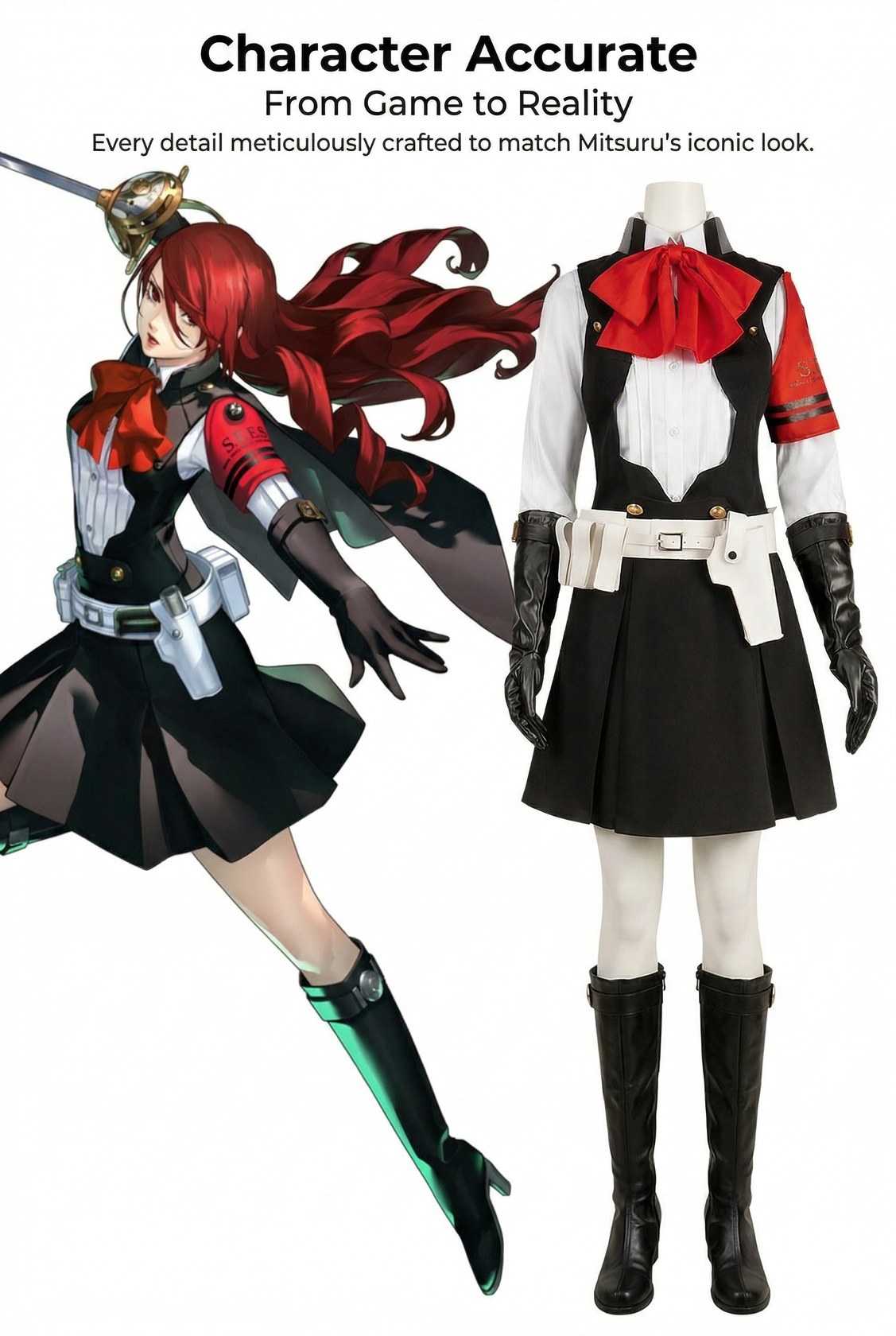 ペルソナ3 リロード P3R 桐条美鶴 バトルバージョン コスプレ衣装