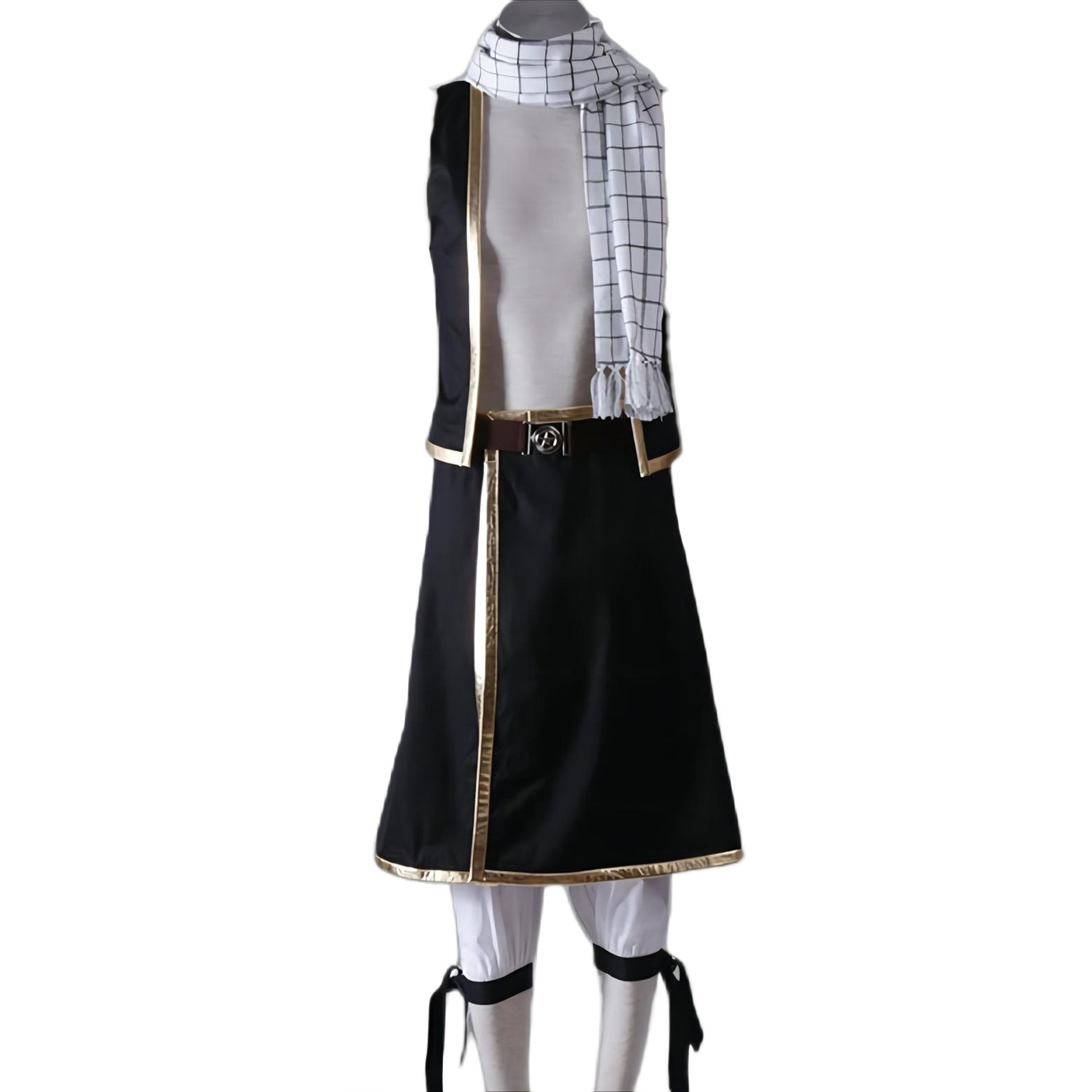 Source Animation Cosplay Costume for Fairy Tail Natsu Dragneel Black - main image