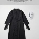 Manga Bar Cosplay Costume for Spirited Away Kaonashi black