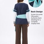 Traje Cosplay Manga Bar para Sword Art Online Kirito azul