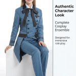 Manga Bar Cosplay Costume for Butler Ciel Phantomhive blue