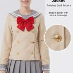 Manga Bar Cosplay Costume for LoveLive Chika Takami red