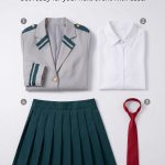 Manga Bar Cosplay Costume for My Hero Academia Uraraka Ochaco