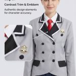 Manga Bar Cosplay Costume for Shimoneta Anna Nishikinomiya
